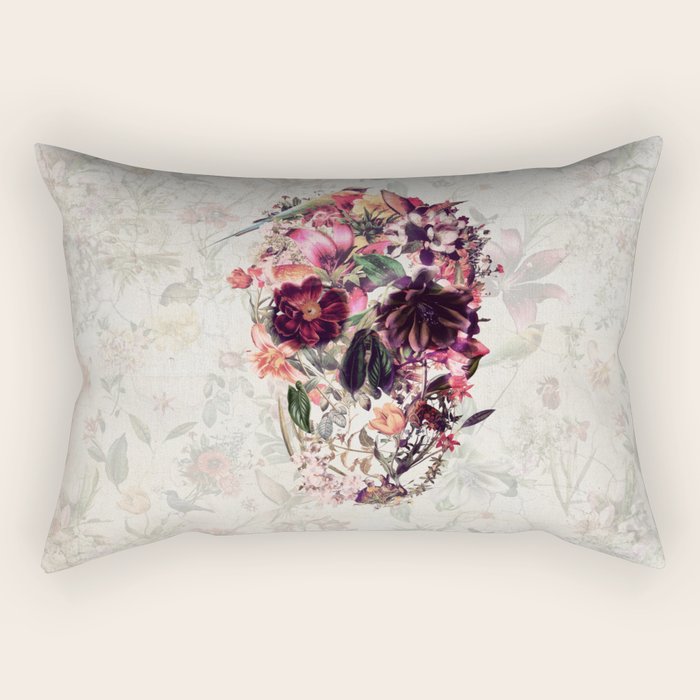 New Skull 2 Rectangular Pillow Gallery Image 2