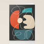 Minimal Colorful Abstract Shapes 8 Stationery Card Gallery Image 2