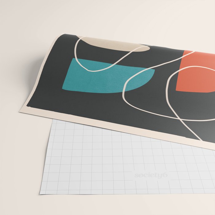 Minimal Colorful Abstract Shapes 8 Wrapping Paper Gallery Image 2