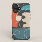 Minimal Colorful Abstract Shapes 8 iPhone Case Gallery Image 1
