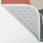 Minimal Colorful Abstract Shapes 8 Bath Mat Gallery Image 2