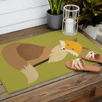 Whimsy Red Fox Outdoor Rug Gallery Image 2
