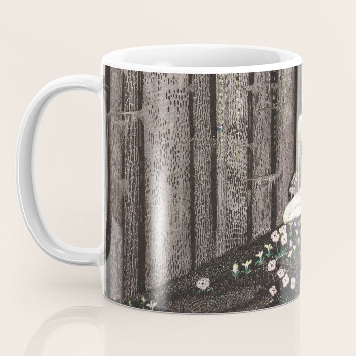 kay nielsen And then she lay on a little green patch in the midst of the gloomy thick wood Coffee Mug Gallery Image 3
