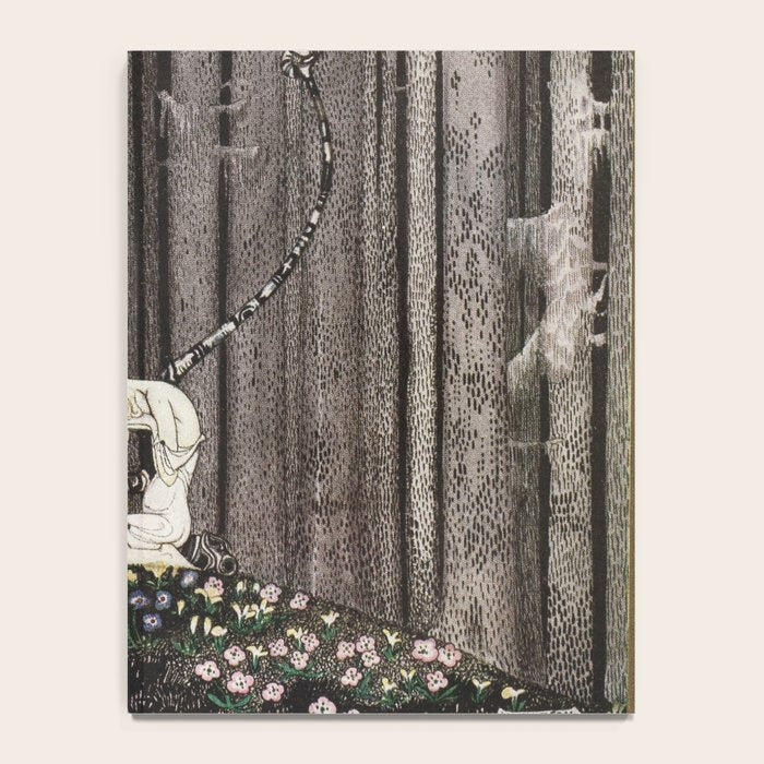 kay nielsen And then she lay on a little green patch in the midst of the gloomy thick wood Notebook Gallery Image 4