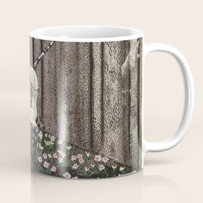 kay nielsen And then she lay on a little green patch in the midst of the gloomy thick wood Coffee Mug Gallery Image 1