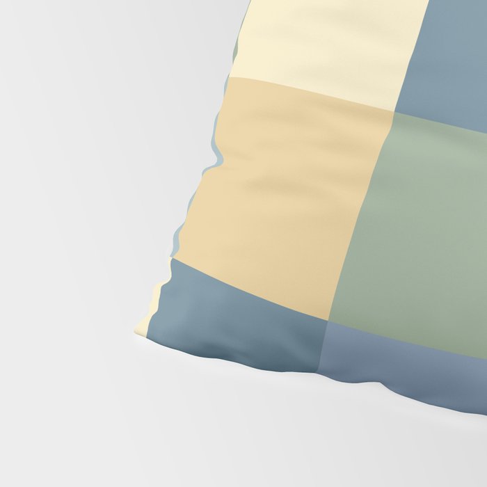 Bold Natural Checks Pattern - Large VIII Pillow Sham Gallery Image 4