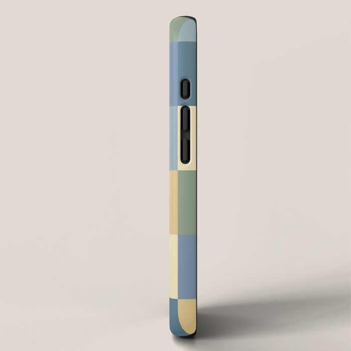 Bold Natural Checks Pattern - Large VIII iPhone Case Gallery Image 2