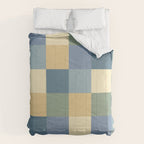 Bold Natural Checks Pattern - Large VIII Comforter Gallery Image 6