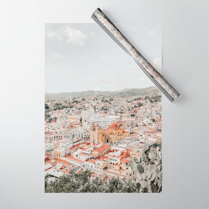 Mexico City View Wrapping Paper Gallery Image 1