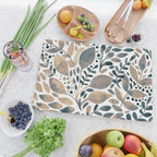 Watercolor branches and leaves - neutral Cutting Board Gallery Image 2