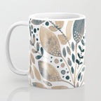Watercolor branches and leaves - neutral Coffee Mug Gallery Image 3