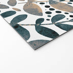 Watercolor branches and leaves - neutral Welcome Mat Gallery Image 2