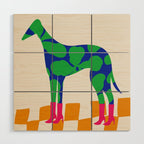 Fashion Dog Wood Wall Art Gallery Image 1