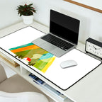 House at the foot of the mountains Desk Mat Gallery Image 2
