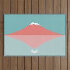 Cat Landscape 194: Reflection Outdoor Rug Gallery Image 1