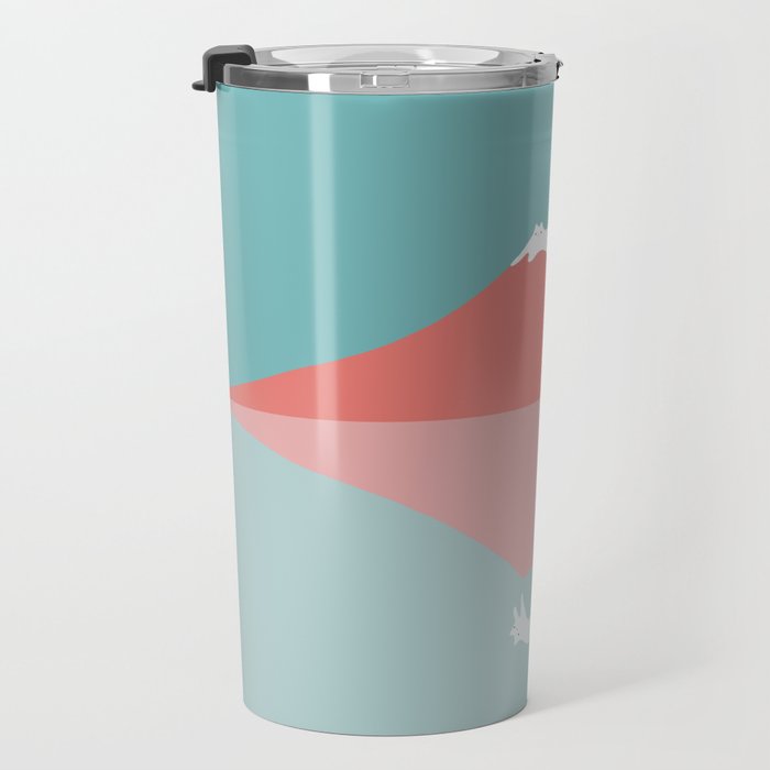Cat Landscape 194: Reflection Travel Mug Gallery Image 3