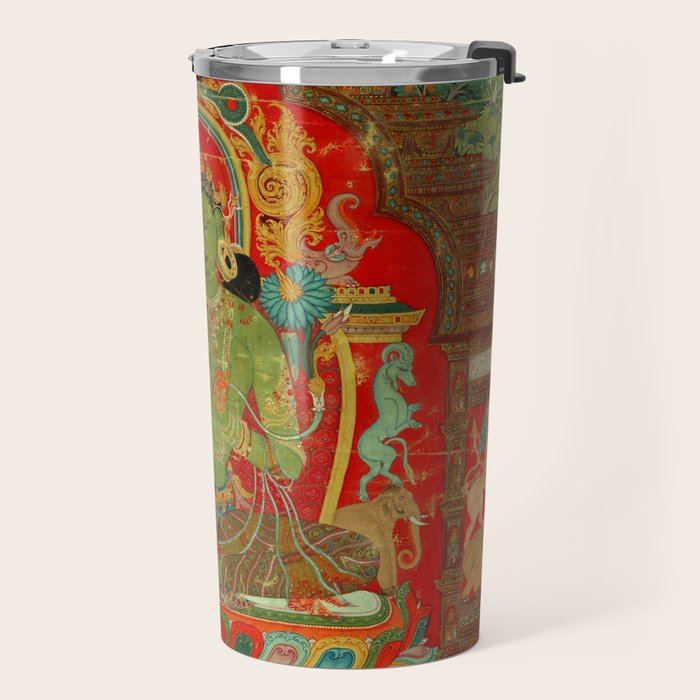 Green Tara, Tibet, 13th century Travel Mug Gallery Image 2