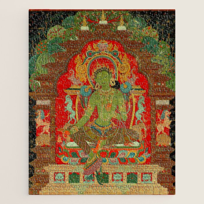 Green Tara, Tibet, 13th century Jigsaw Puzzle Gallery Image 1