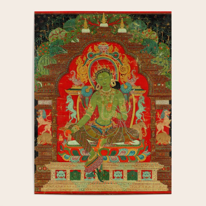 Green Tara, Tibet, 13th century Poster Gallery Image 4