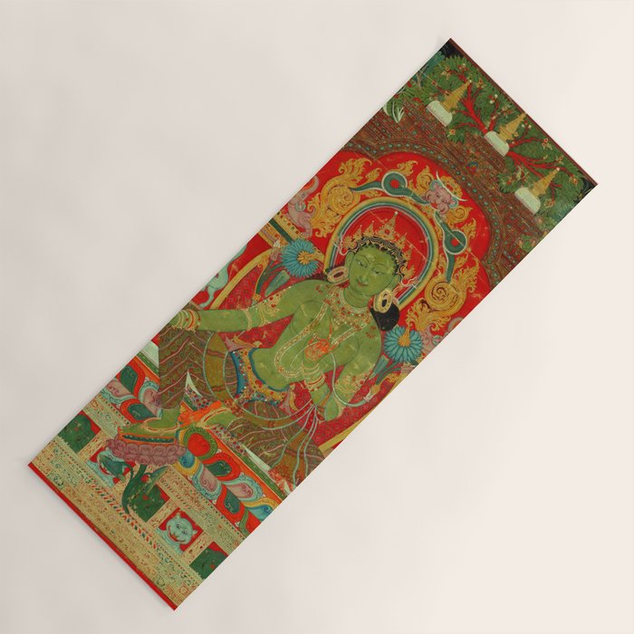 Green Tara, Tibet, 13th century Yoga Mat Gallery Image 1