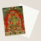 Green Tara, Tibet, 13th century Stationery Card Gallery Image 2