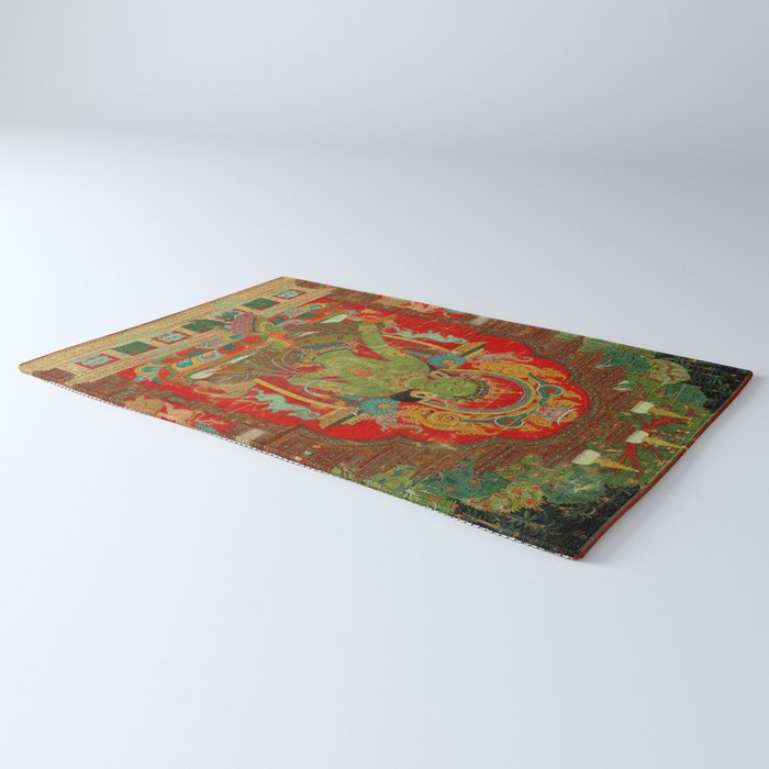 Green Tara, Tibet, 13th century Rug Gallery Image 3