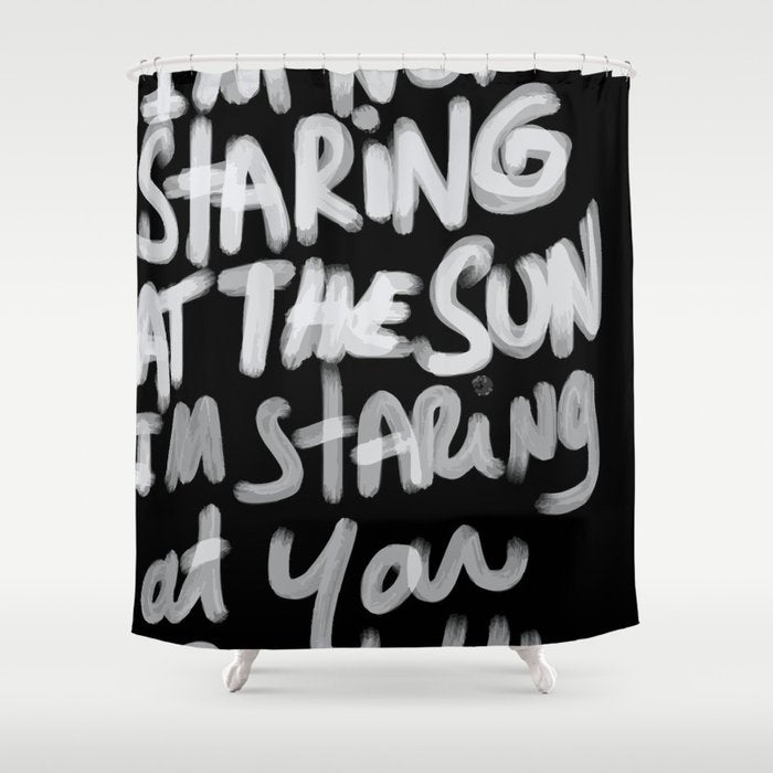 Staring @ your soul Shower Curtain Gallery Image 1