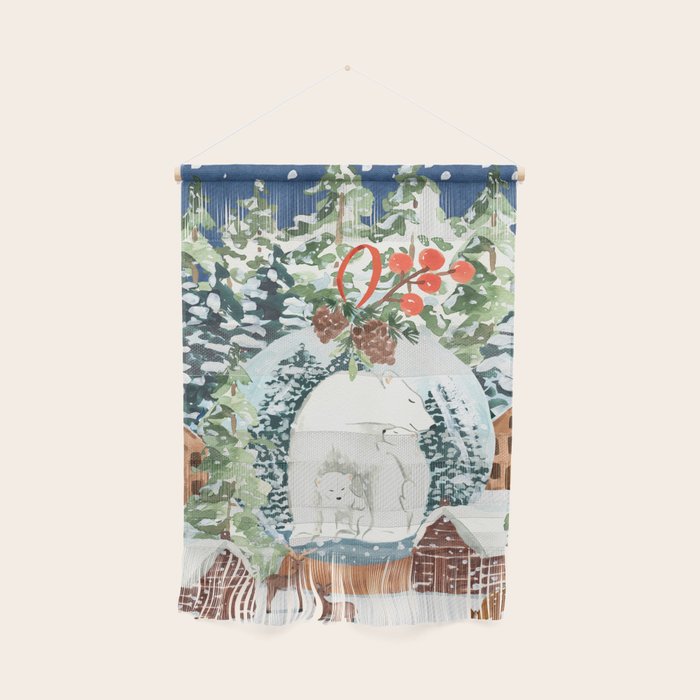 Peaceful Winter Night Wall Hanging Gallery Image 1