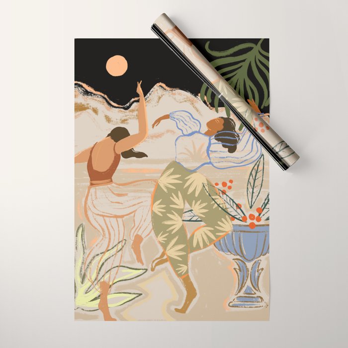 Dance under the Moonlight Wrapping Paper Gallery Image 1