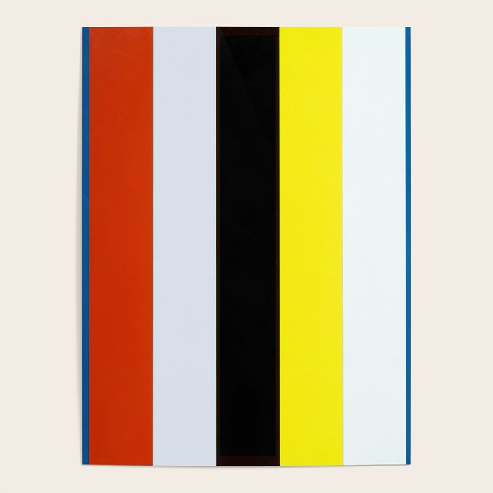 Ellsworth Kelly Red Yellow Blue White and Black Poster Gallery Image 1