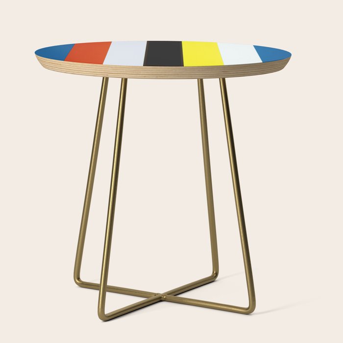 Ellsworth Kelly Red Yellow Blue White and Black Side Table Gallery Image 1