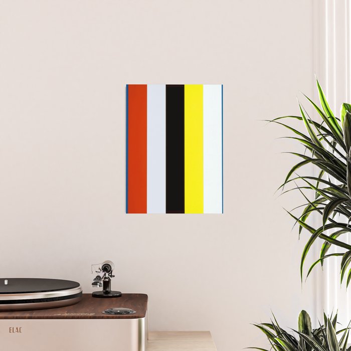 Ellsworth Kelly Red Yellow Blue White and Black Poster Gallery Image 2