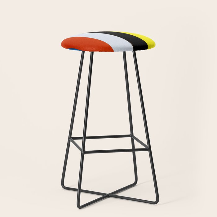 Ellsworth Kelly Red Yellow Blue White and Black Stool Gallery Image 1