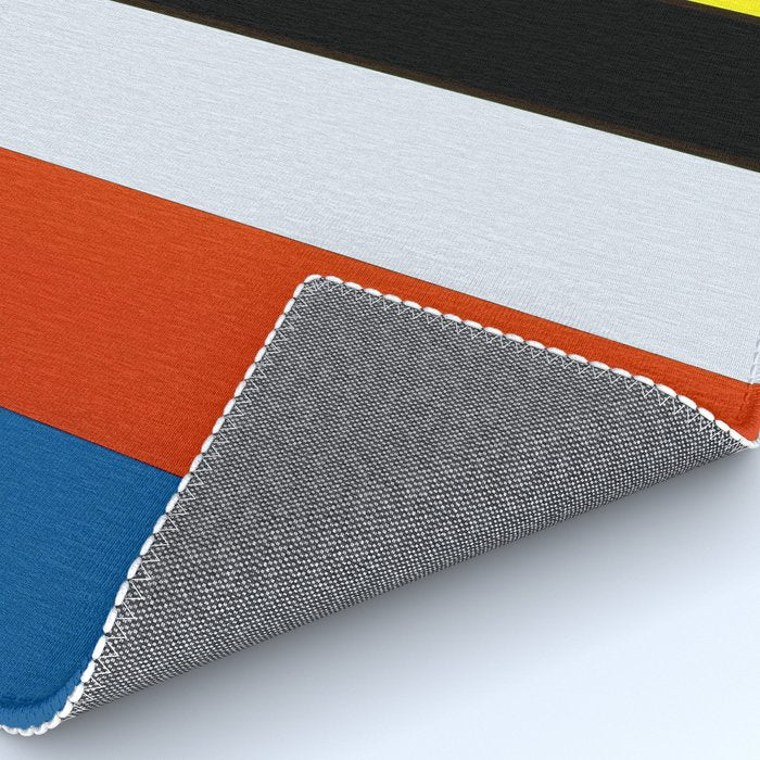 Ellsworth Kelly Red Yellow Blue White and Black Rug Gallery Image 4