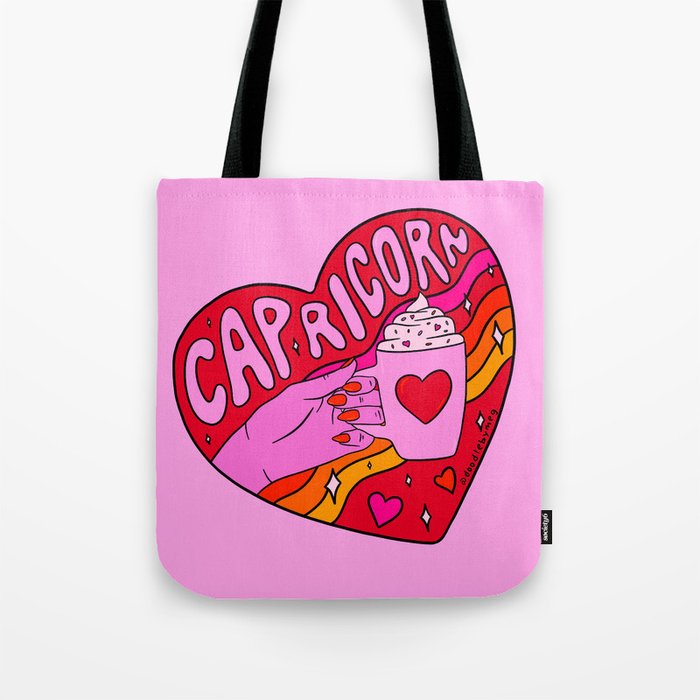 Capricorn Valentine Tote Bag Gallery Image 1