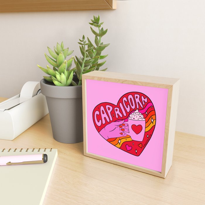 Capricorn Valentine Mini Art Print Gallery Image 2