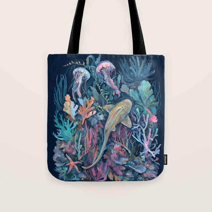 Marine Life Tote Bag Gallery Image 1
