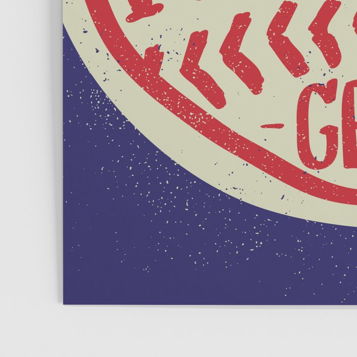 Atlanta Georgia Baseball - Hand Drawn, Script Typography Poster Gallery Image 3