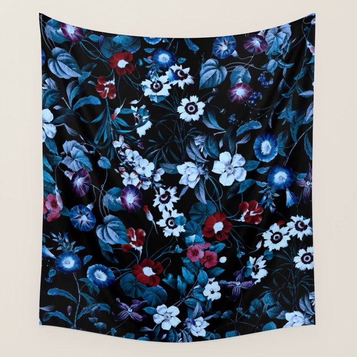 Night Garden XXXII Wall Tapestry Gallery Image 1
