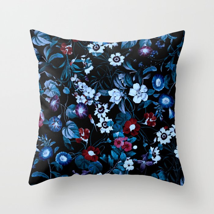 Night Garden XXXII Throw Pillow Gallery Image 6