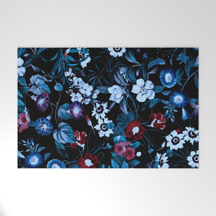 Night Garden XXXII Welcome Mat Gallery Image 1