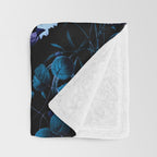 Night Garden XXXII Throw Blanket Gallery Image 3