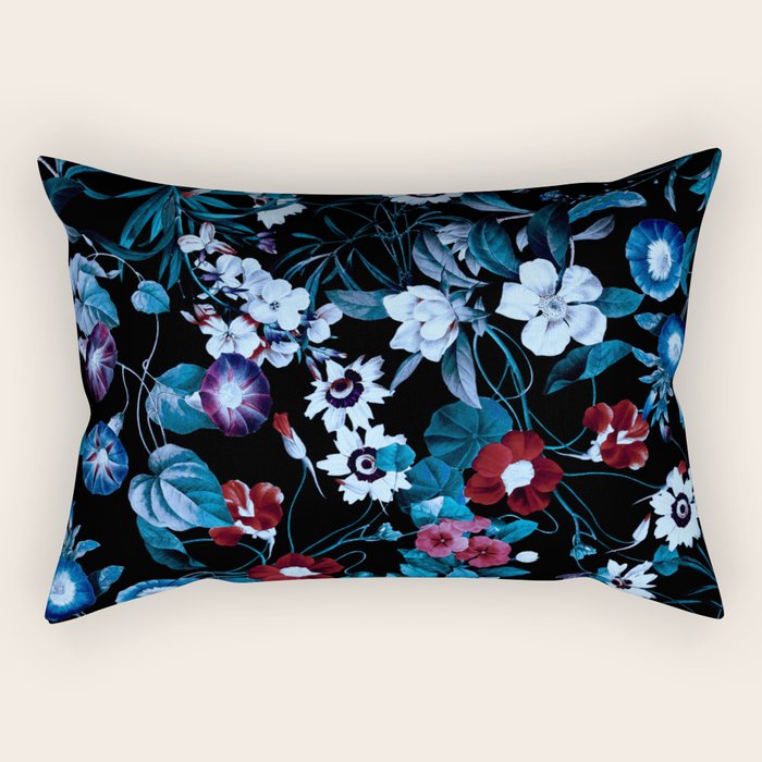 Night Garden XXXII Rectangular Pillow Gallery Image 1