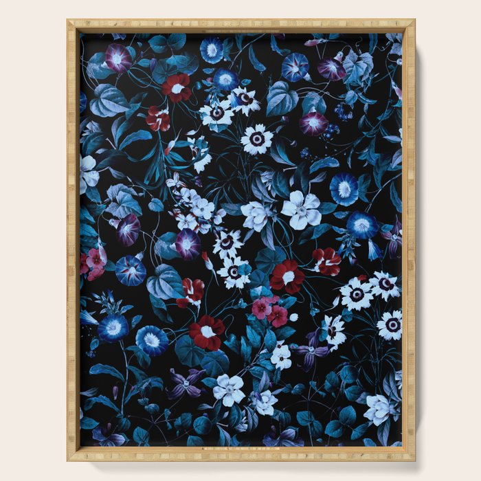 Night Garden XXXII Serving Tray Gallery Image 1