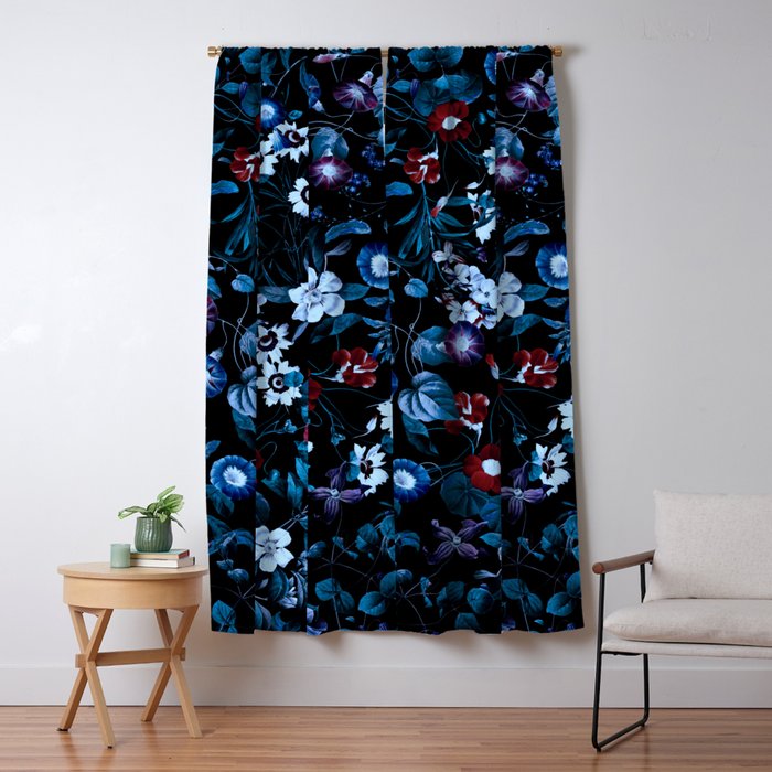 Night Garden XXXII Window Curtain Gallery Image 5