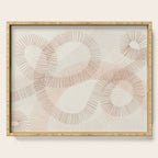 calming essentials Curved Lines  sand Serving Tray Gallery Image 1