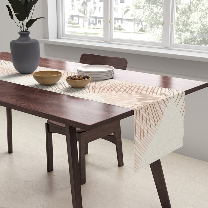 calming essentials Curved Lines  sand Table Runner Gallery Image 2