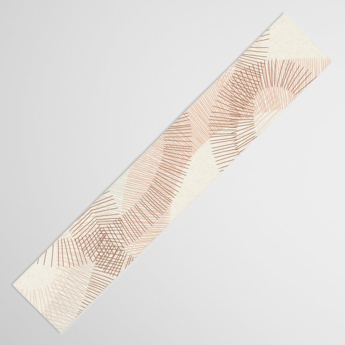 calming essentials Curved Lines  sand Table Runner Gallery Image 3