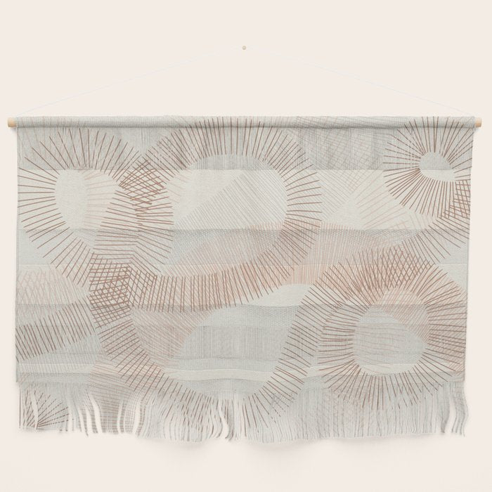 calming essentials Curved Lines  sand Wall Hanging Gallery Image 1