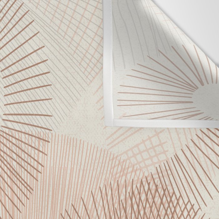 calming essentials Curved Lines  sand Wall Tapestry Gallery Image 3
